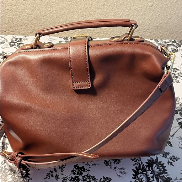 Brown Leather Crossbody Bag - Picture 4 of 6